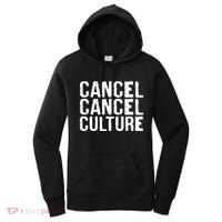 Cancel Cancel Culture Distressed Women's Hoodie thumb 0