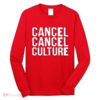 Cancel Cancel Culture Distressed Long Sleeve Shirt thumb 0