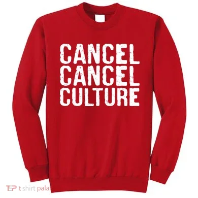 Cancel Cancel Culture Distressed Sweatshirt