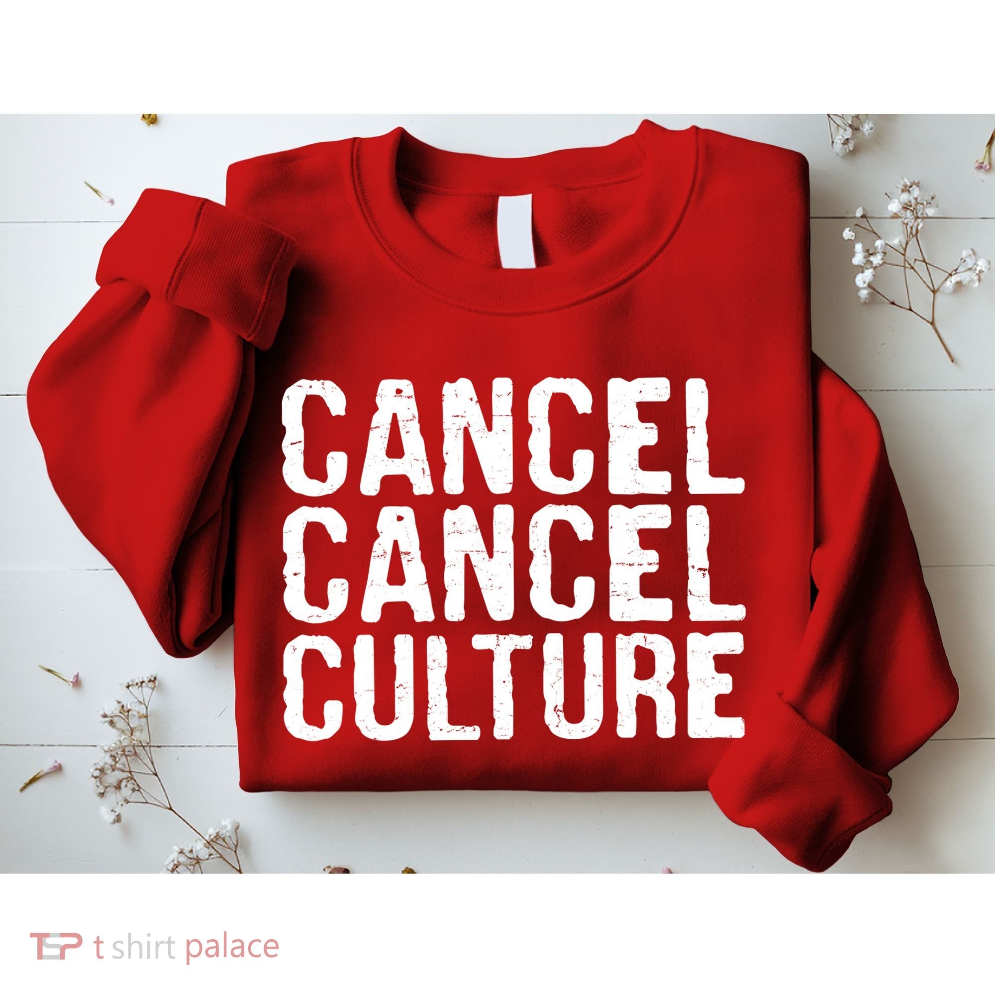 Cancel Cancel Culture Distressed Sweatshirt