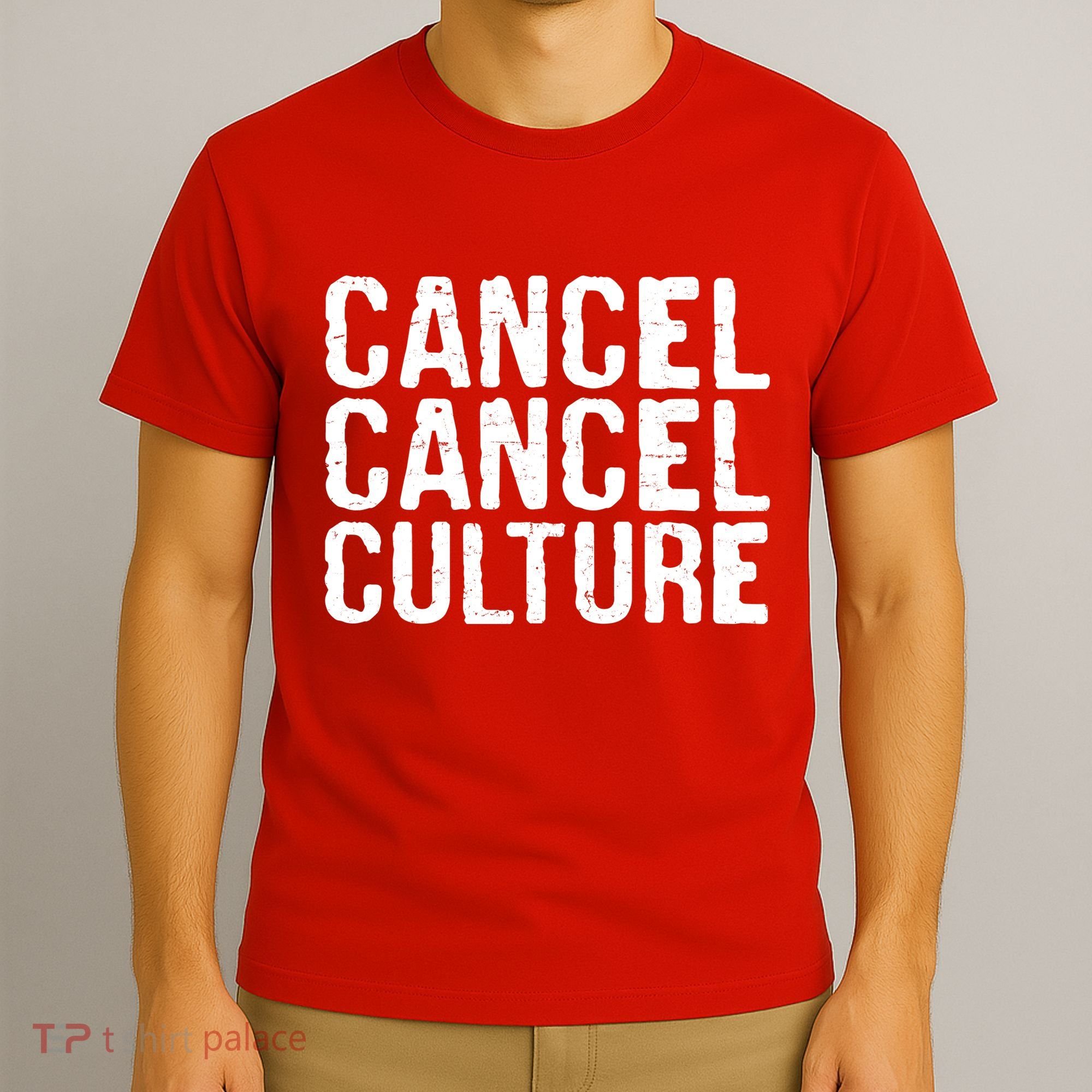Cancel Cancel Culture Distressed T-Shirt