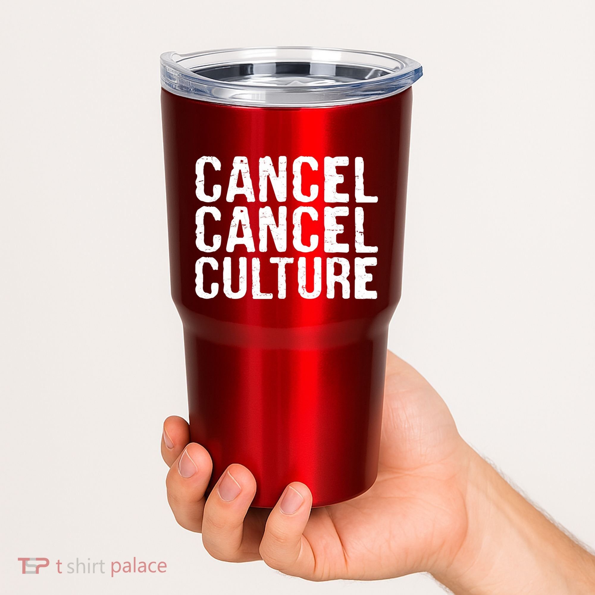 Cancel Cancel Culture Distressed Tumbler