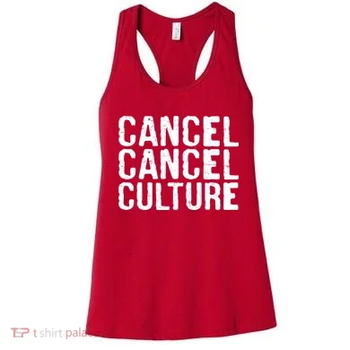 Cancel Cancel Culture Distressed Women's Tank Top