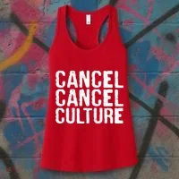 Cancel Cancel Culture Distressed Women's Tank Top thumb 3
