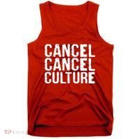 Cancel Cancel Culture Distressed Tank Top thumb 0