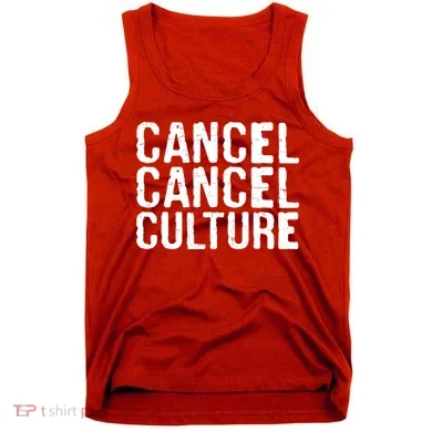 Cancel Cancel Culture Distressed Tank Top