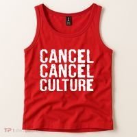 Cancel Cancel Culture Distressed Tank Top thumb 2