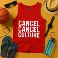 Cancel Cancel Culture Distressed Tank Top thumb 4