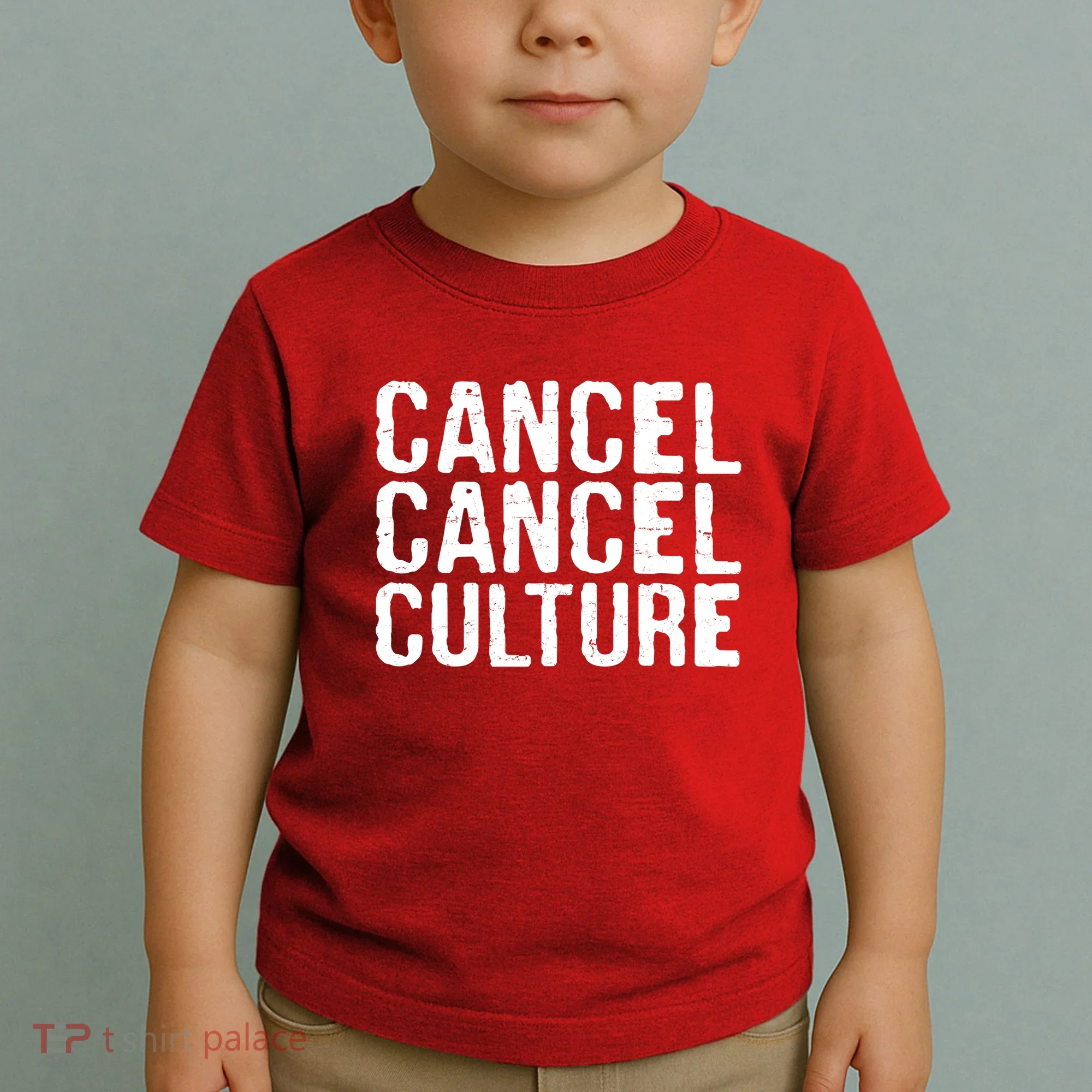 Cancel Cancel Culture Distressed Toddler T-Shirt