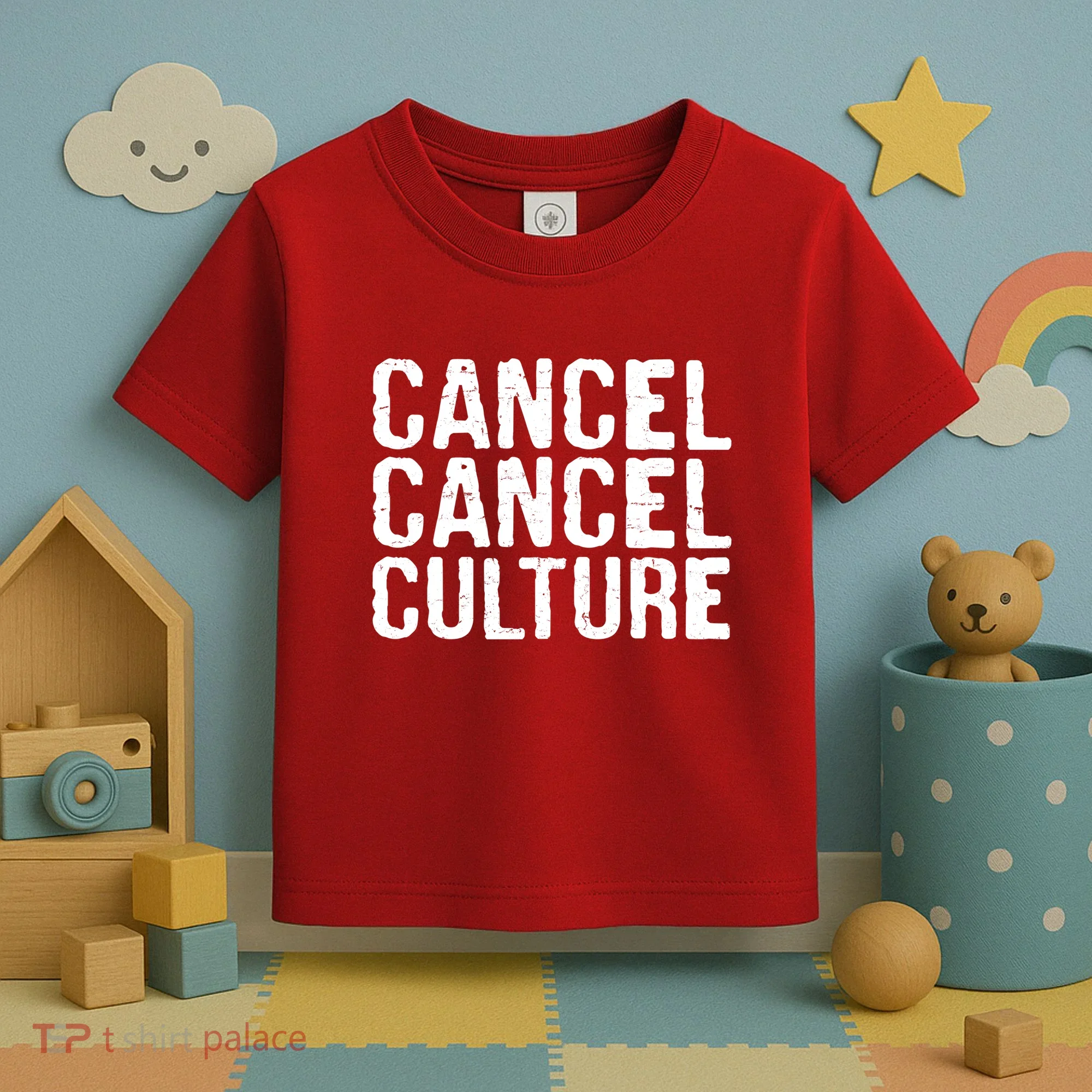Cancel Cancel Culture Distressed Toddler T-Shirt