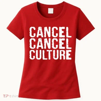 Cancel Cancel Culture Distressed Women's T-Shirt