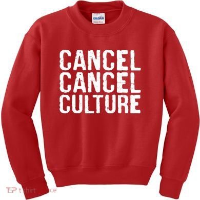 Cancel Cancel Culture Distressed Kids Sweatshirt