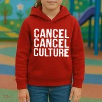 Cancel Cancel Culture Distressed Kids Hoodie thumb 3
