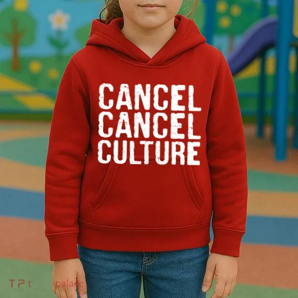 Cancel Cancel Culture Distressed Kids Hoodie