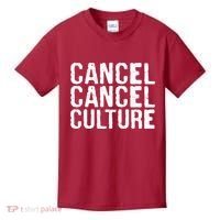 Cancel Cancel Culture Distressed Kids T-Shirt thumb 0