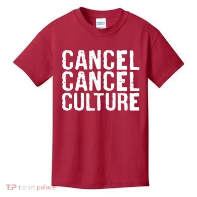 Cancel Cancel Culture Distressed Kids T-Shirt