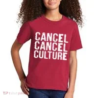 Cancel Cancel Culture Distressed Kids T-Shirt thumb 2