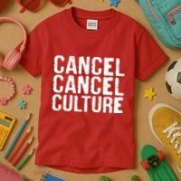 Cancel Cancel Culture Distressed Kids T-Shirt thumb 3