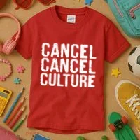 Cancel Cancel Culture Distressed Kids T-Shirt thumb 3