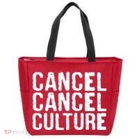 Cancel Cancel Culture Distressed Tote Bag thumb 0
