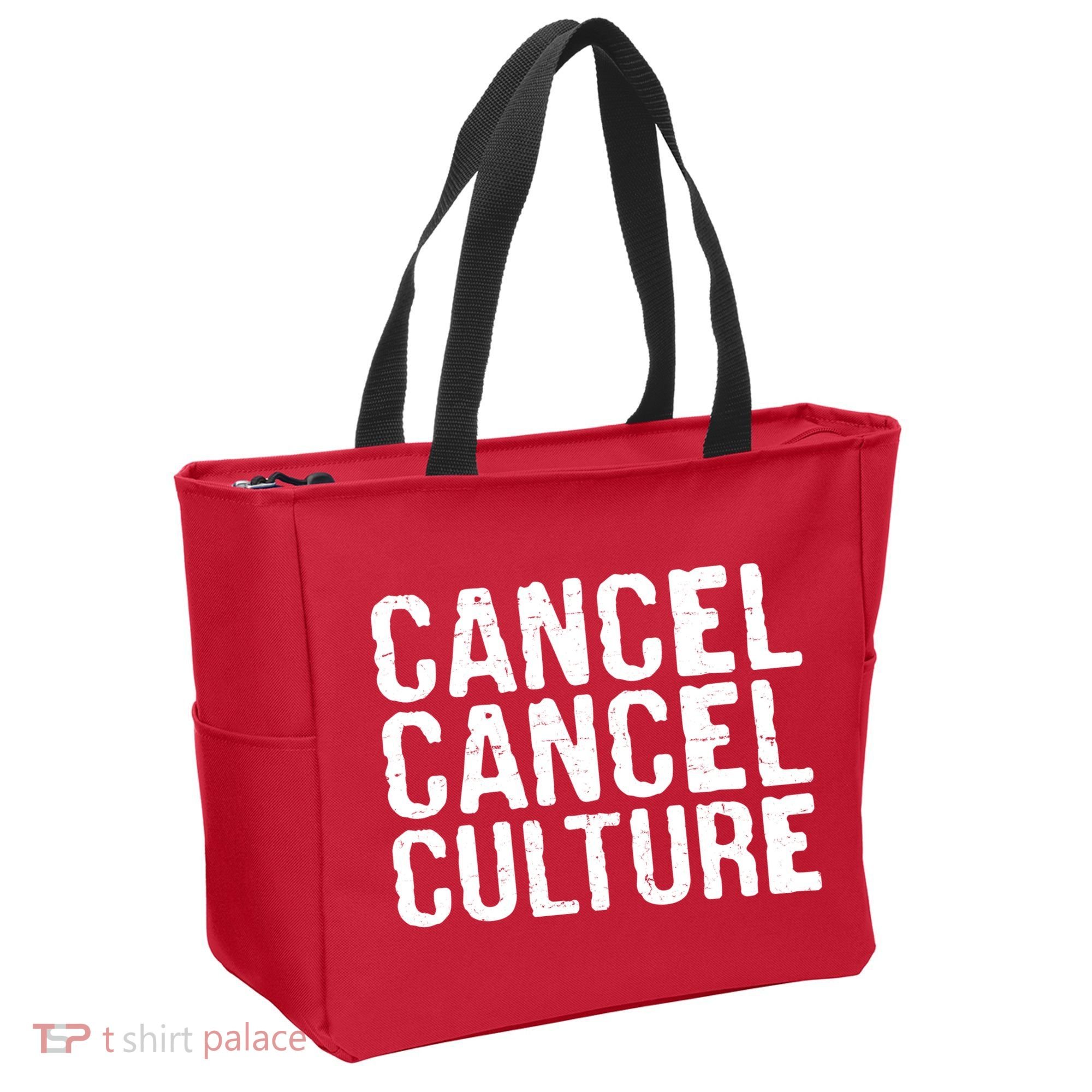 Cancel Cancel Culture Distressed Tote Bag