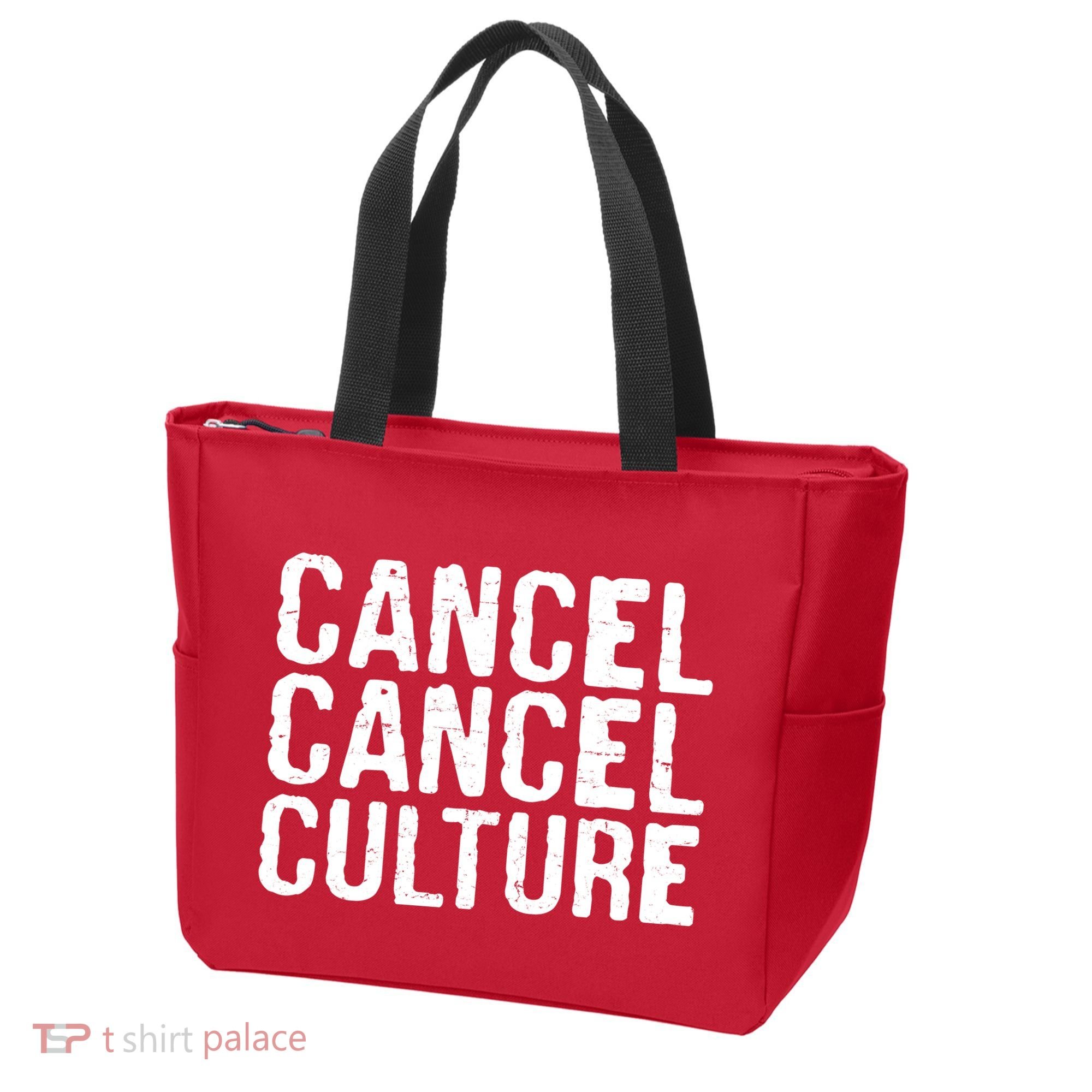 Cancel Cancel Culture Distressed Tote Bag