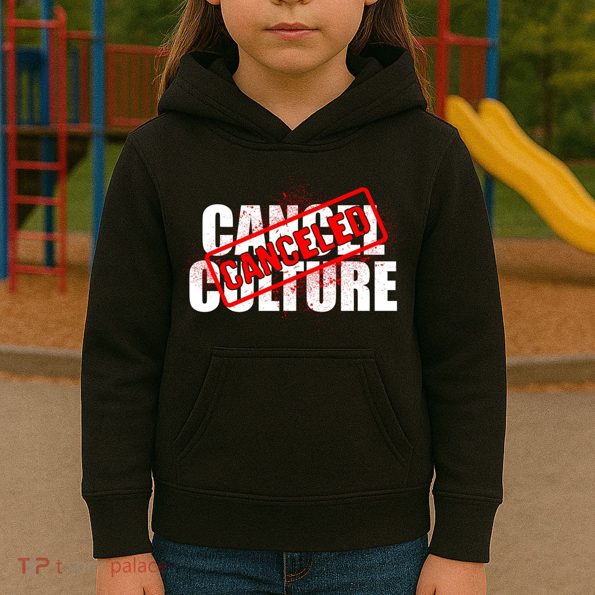 Cancel Culture Canceled Stamp Kids Hoodie