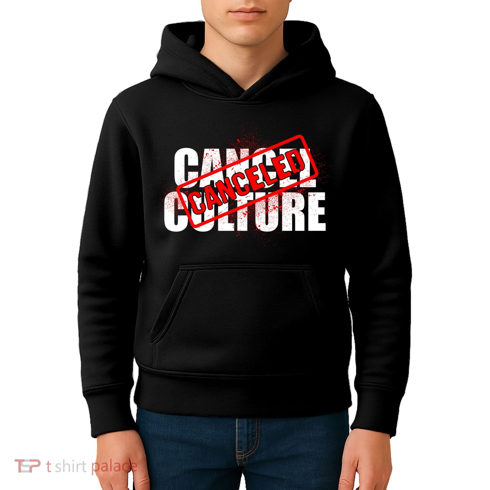 Cancel Culture Canceled Stamp Kids Hoodie