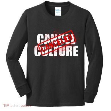 Cancel Culture Canceled Stamp Kids Long Sleeve Shirt