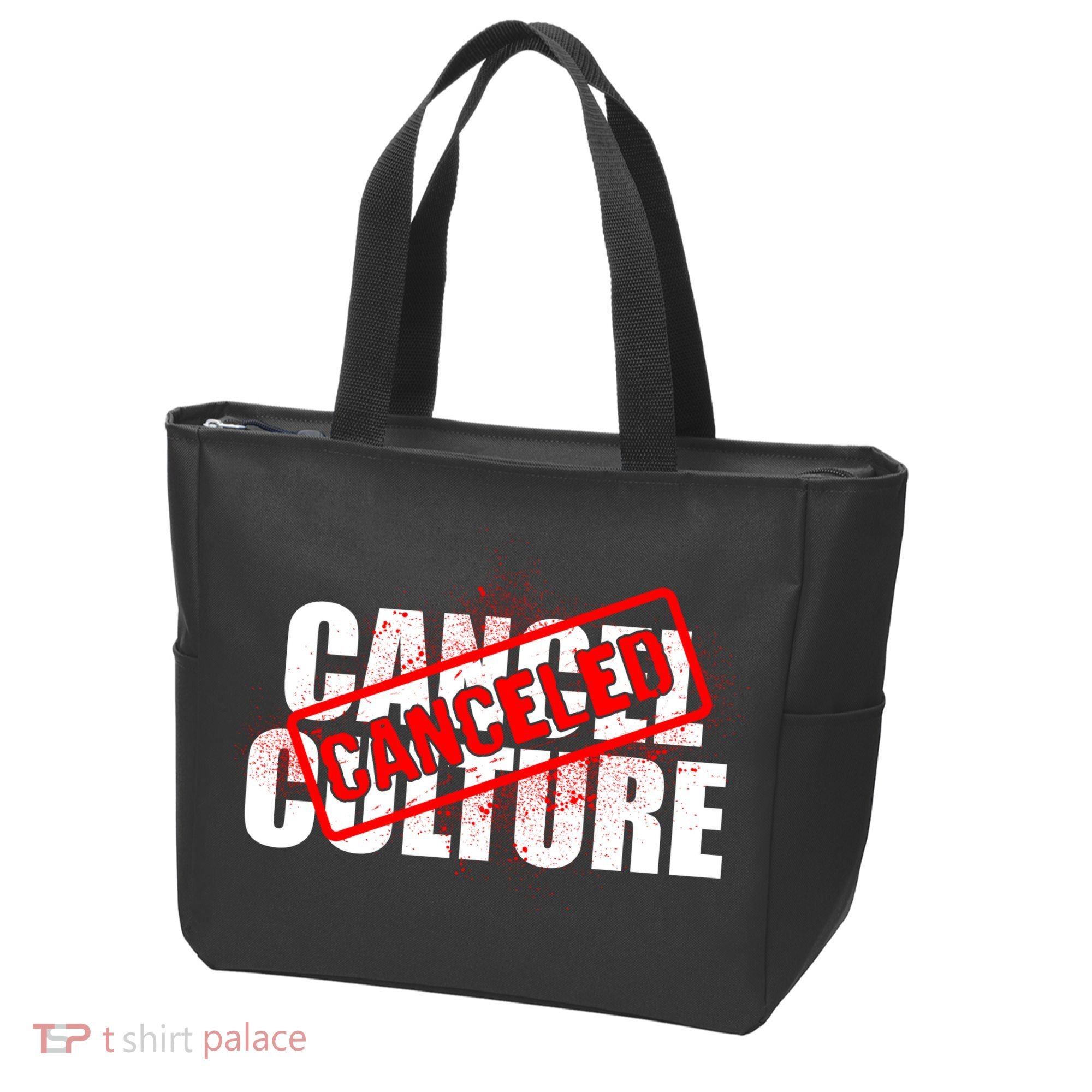 Cancel Culture Canceled Stamp Tote Bag