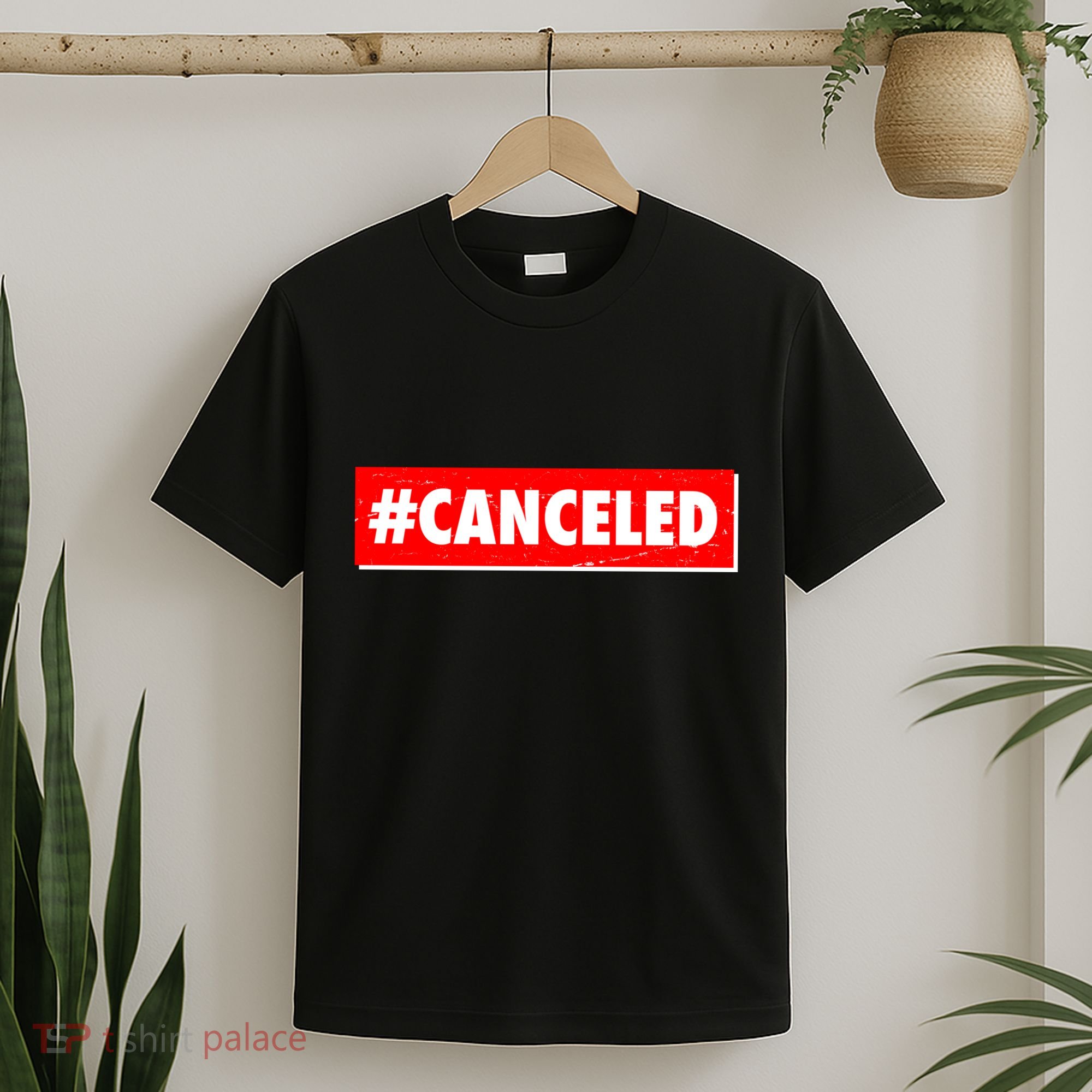 #Canceled Banner T-Shirt