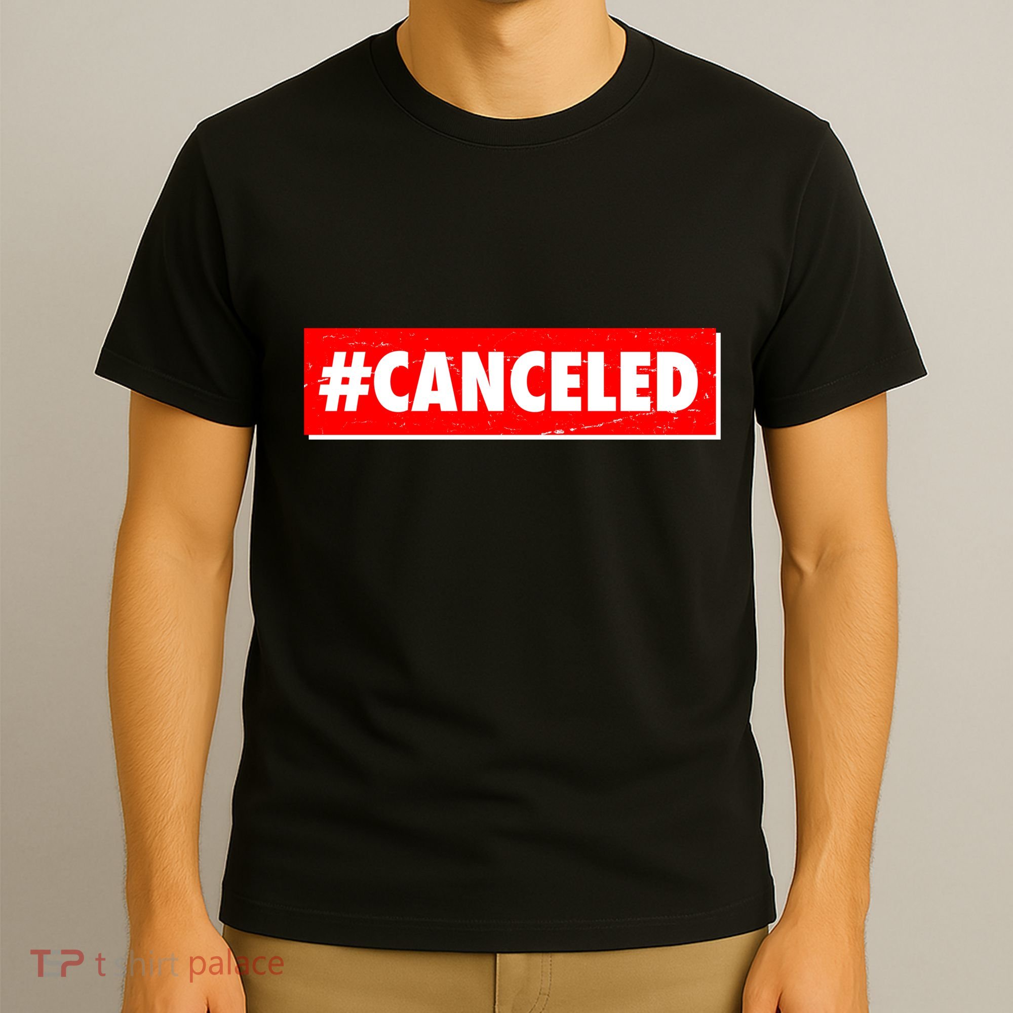 #Canceled Banner T-Shirt