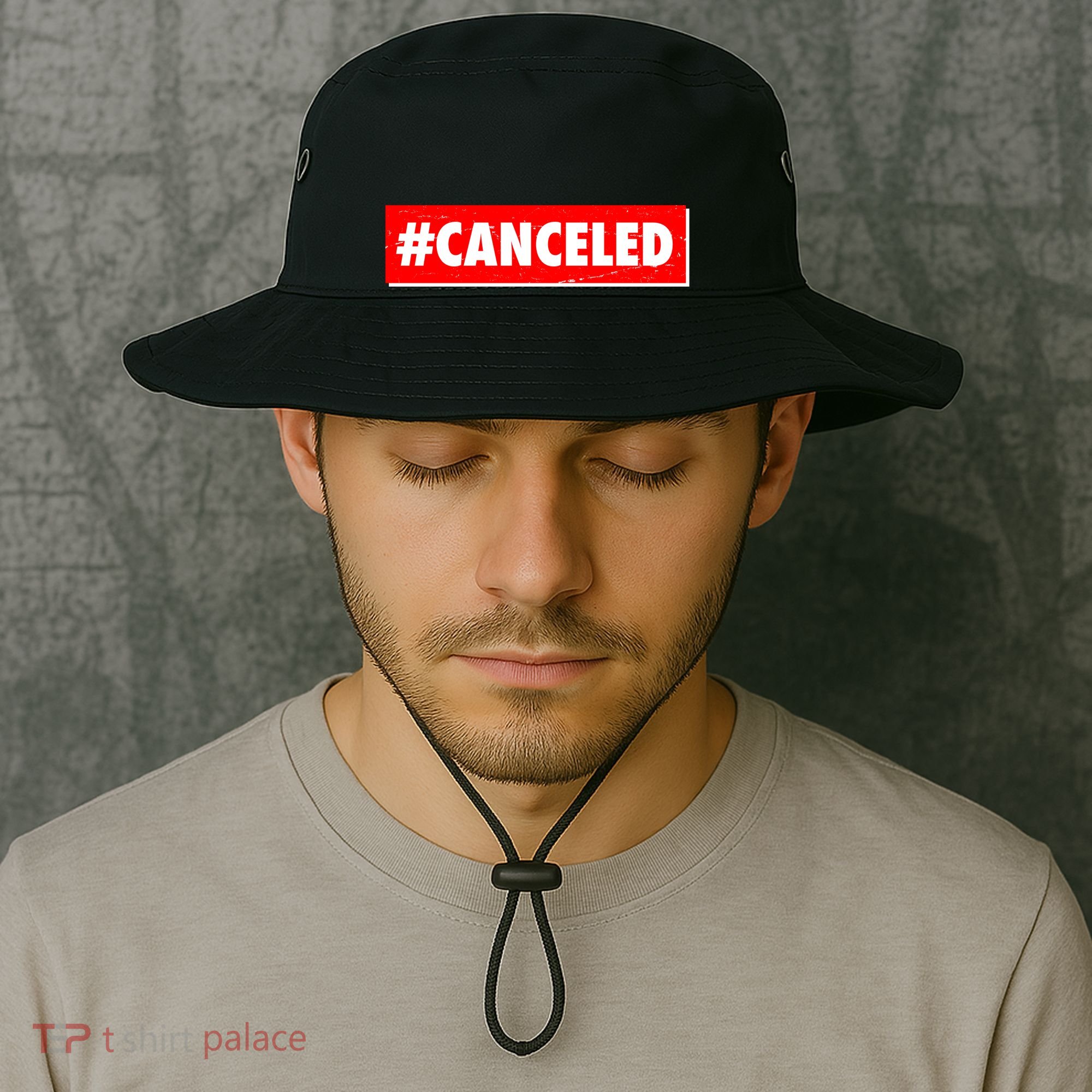#Canceled Banner Bucket Hat
