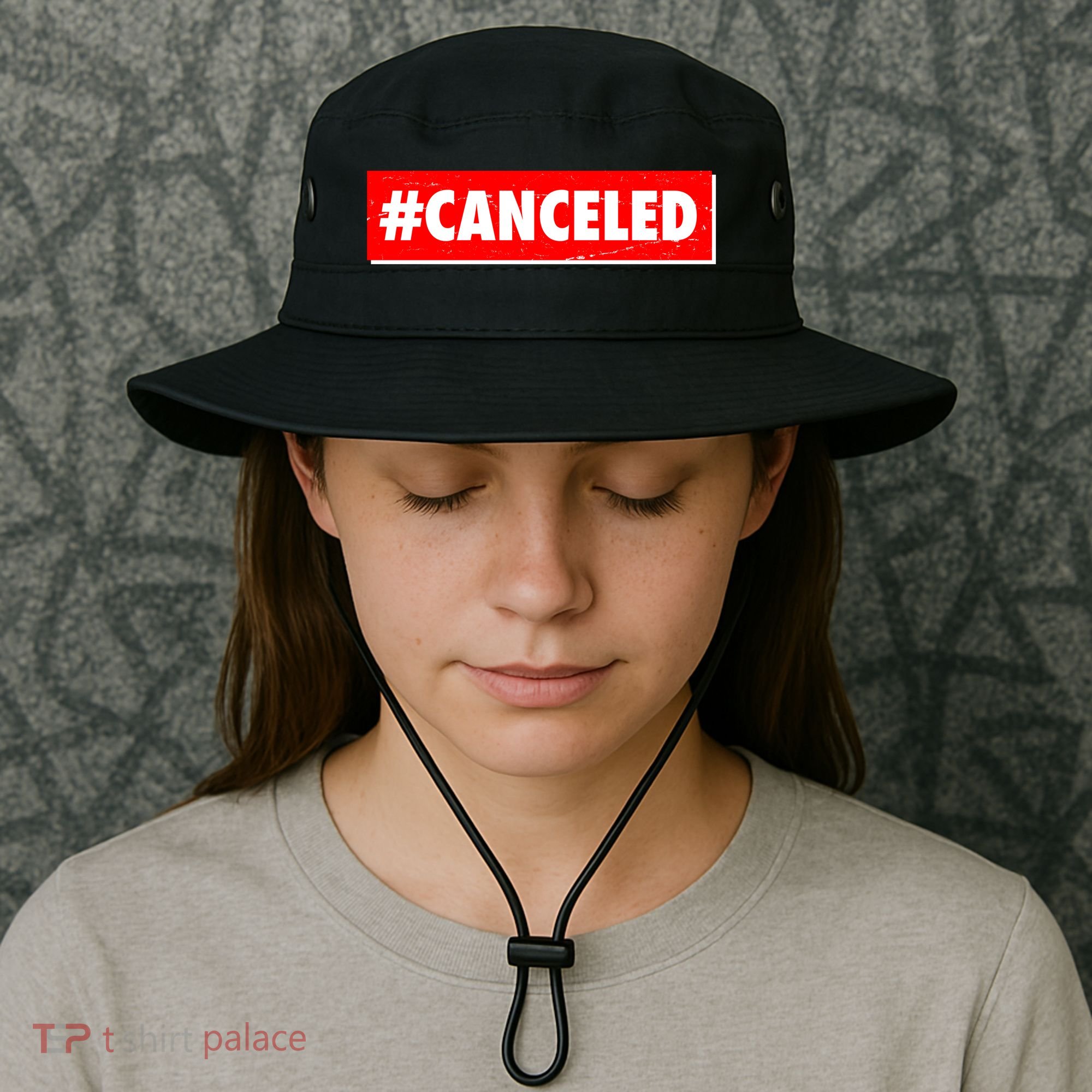#Canceled Banner Bucket Hat