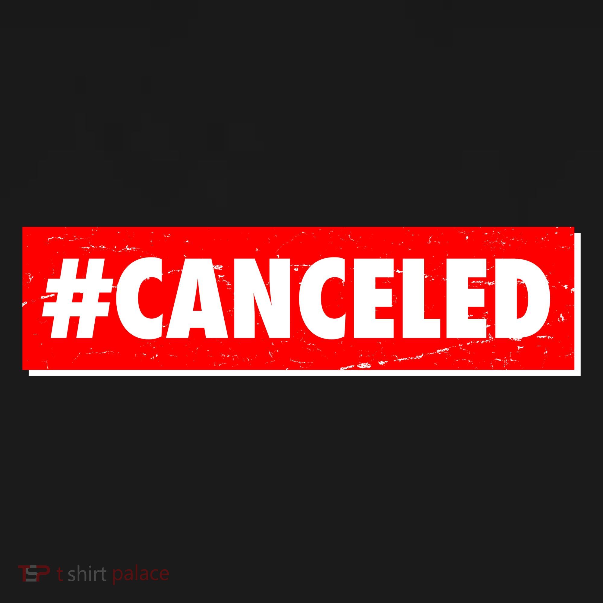 #Canceled Banner Coaster