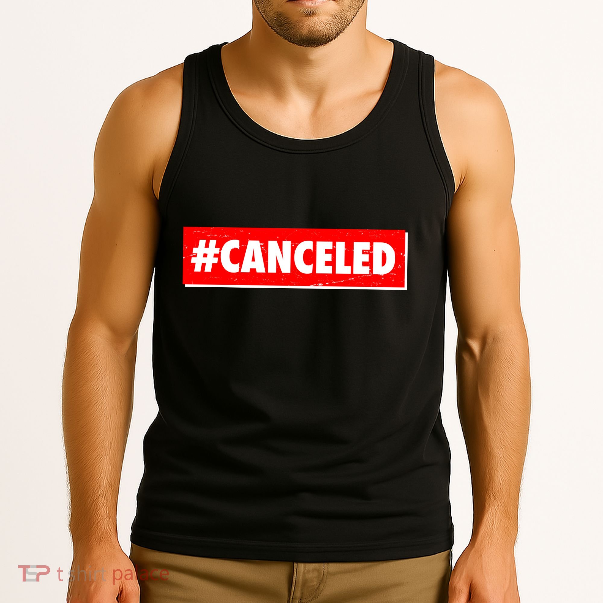 #Canceled Banner Tank Top