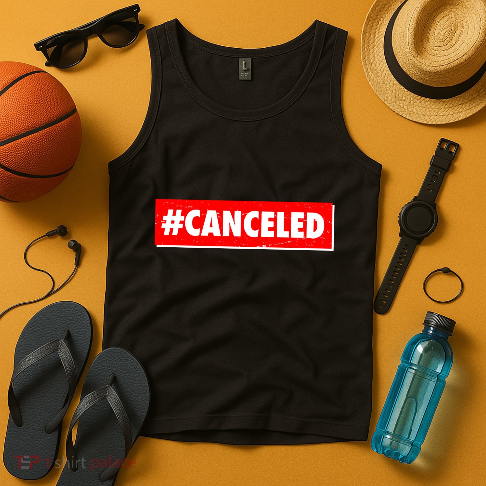 #Canceled Banner Tank Top