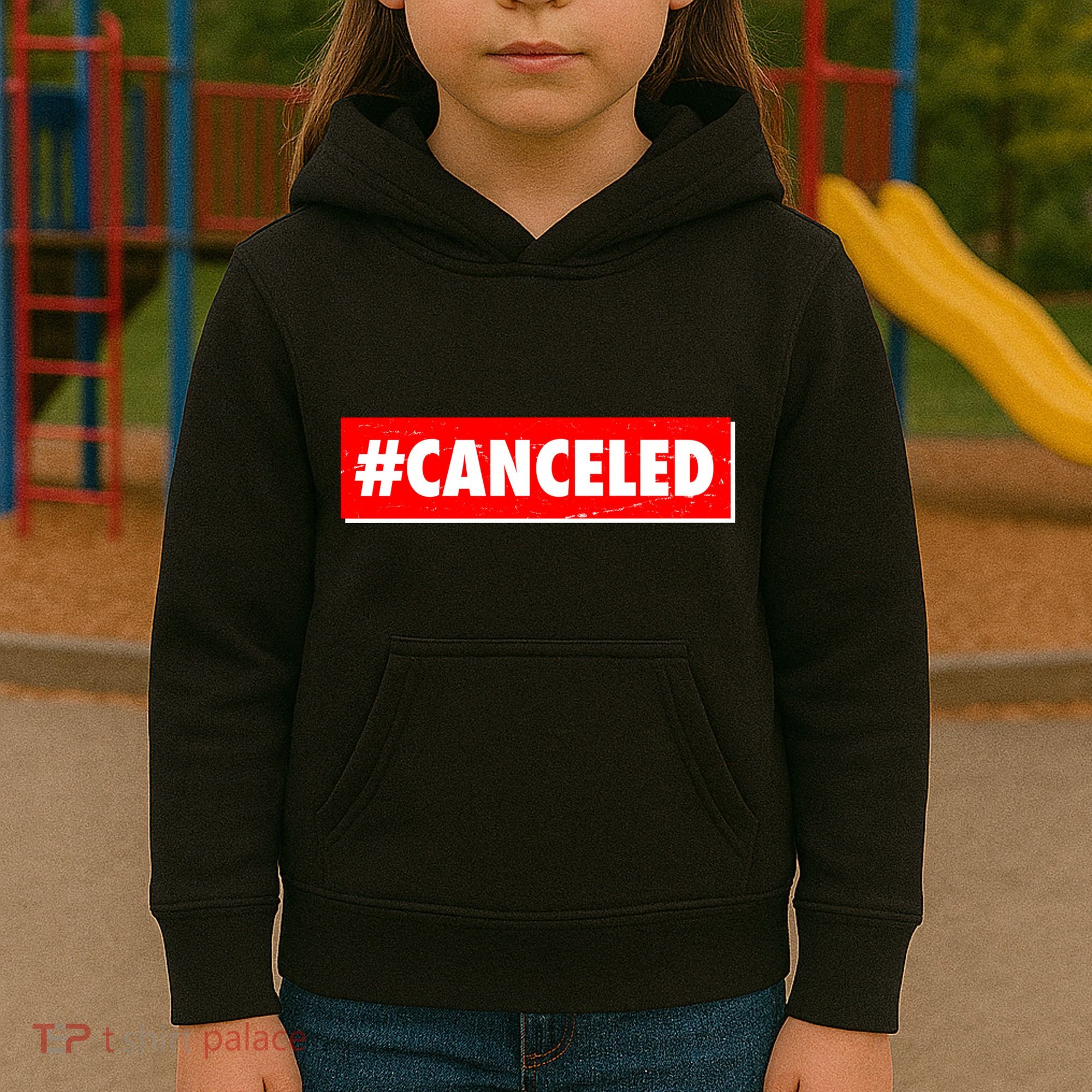 #Canceled Banner Kids Hoodie