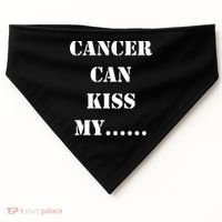 Cancer can Kiss My USA-Made Doggie Bandana thumb 0