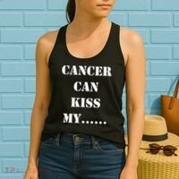 Cancer can Kiss My Women's Tank Top thumb 2