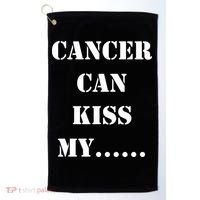 Cancer can Kiss My Golf Towel thumb 0