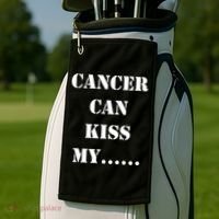 Cancer can Kiss My Golf Towel thumb 2
