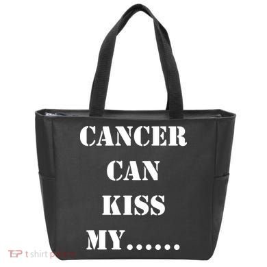 Cancer can Kiss My Tote Bag