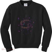 Cancer Floral Zodiac Kids Sweatshirt thumb 0
