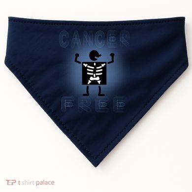 Cancer Free USA-Made Doggie Bandana