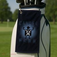 Cancer Free Golf Towel thumb 2