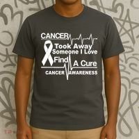 Cancer Took Away Someone I Love T-Shirt thumb 3