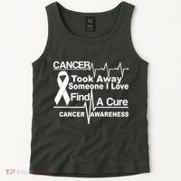 Cancer Took Away Someone I Love Tank Top thumb 2