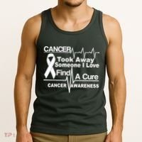Cancer Took Away Someone I Love Tank Top thumb 3