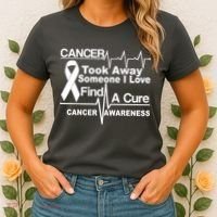 Cancer Took Away Someone I Love Women's T-Shirt thumb 2